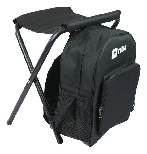 Mochila Com Banqueta Spacio Nautika Confortavel E Pratica Cor Cinza Desenho Do Tecido Lisa