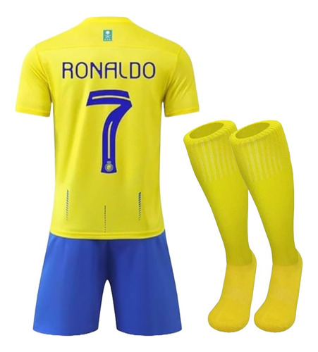 Uniforme Al Nassr Ronaldo 7 Niño O Adulto