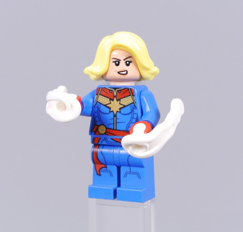 Minifigura Lego Marvel - Captain Marvel Endgame 76153 + Stic