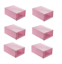 Comprar Organizadores De Zapatos Cajas Apilables Zapateras 6 Unidade