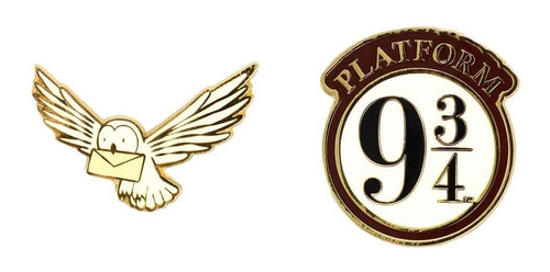 Imagen 3 de 6 de Harry Potter Hogwarts Express Set Pin Portagafete Lanyard