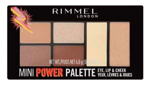 Paleta Sombras, Labial, Iluminador Rimmel Palette Maquillaje