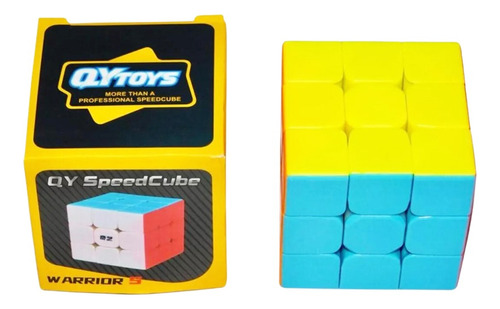 Rubik Cubo Liso 3x3 Rompecabezas Mágico Juguete Qytoys