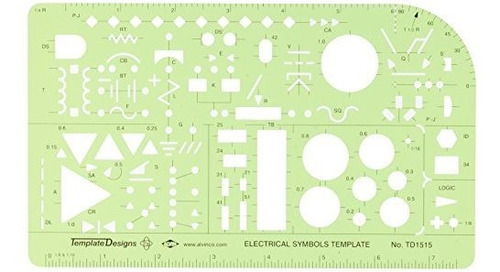 Alvin, Td1515, Plantilla Electrica / Electronica, Tamaño: