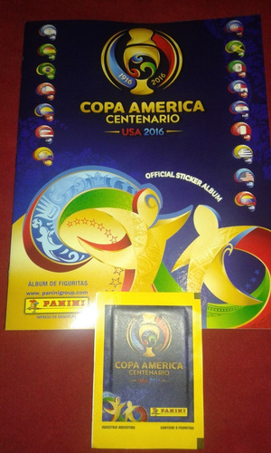 Álbum Copa América Centenario 2016 Panini. Completo A Pegar