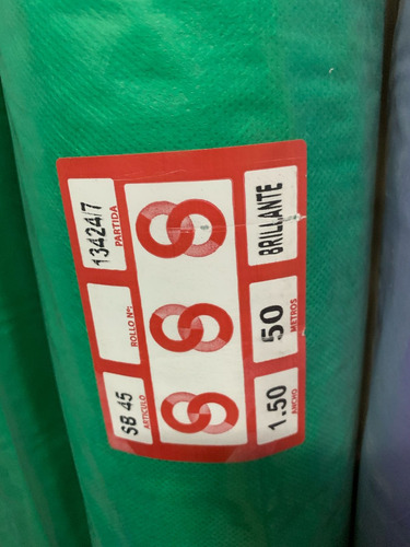 Friselina Color 45gr 1.50 De Ancho Verde Brillante Liso