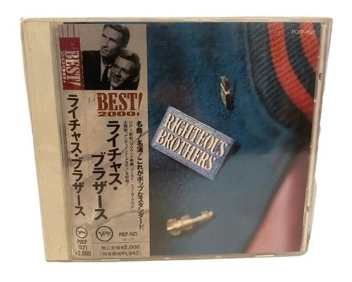 The Best : The Righteous Brothers Cd Jap Obi Usado