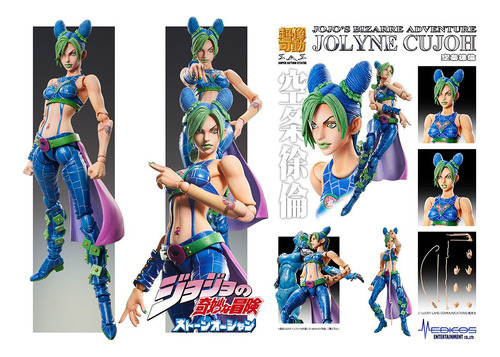 Estátua De Acción Jolyne Kujo De Jojo's Bizarre Adventure: