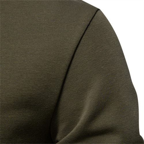 Sudadera Deportiva De Moda De Algodón Liso Para Hombre