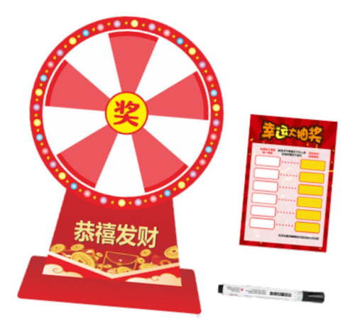 Ruleta De Mesa Portátil Con Premios Para Multicolor A
