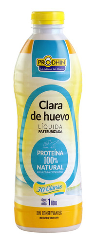 Clara De Huevo Liquida Pasteurizada Prodhin 1 Lt