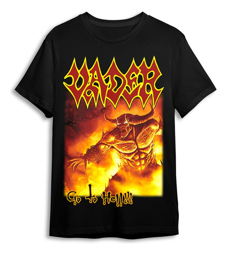 Polera Vader - Go To Hell!!! - Holy Shirt