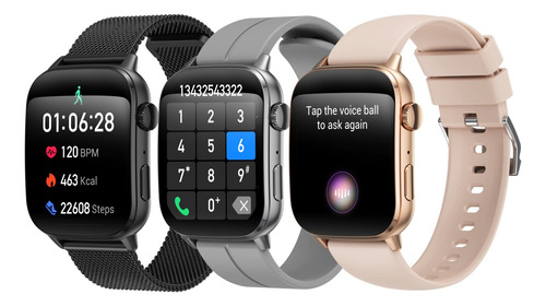 Reloj Inteligente G-tide S6 Pro Para Hombre Y Mujer, Con Notificaciones De Llamadas Y Mensajes, Compatible Con Ios Y Android, Resistencia Al Agua Ip68