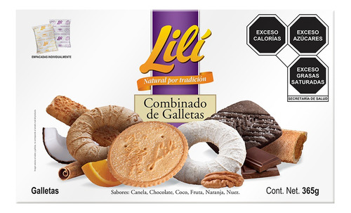 Lili Galletas Combinado 365 Gr