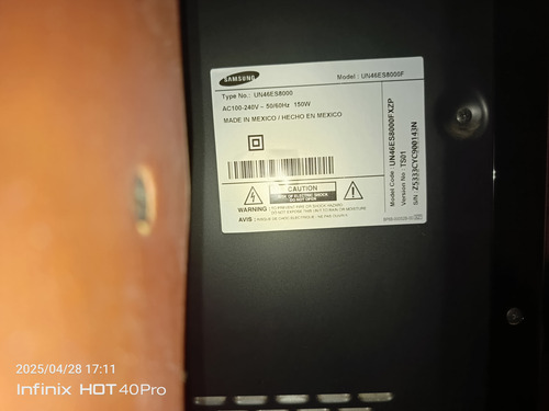 Televisión Samsung Led 46 Pulgadas S8000 (Usado)