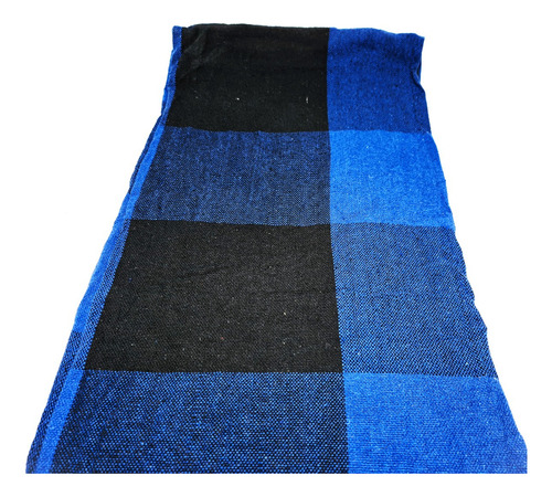 Rede De Descanso Confortavel Azul Royal C Preto 1.40 X 3.60