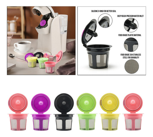 B Filtros De Cápsulas De Café Reutilizables Y Recargables K