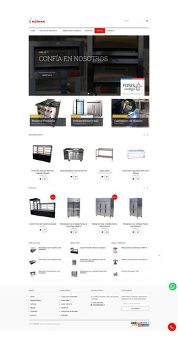 Sitio Web Con Catálogo De Productos Y Cotizador
