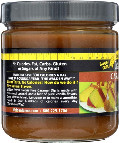 Walden Farms Caramel Dip Sin AzĂșcar 340 G