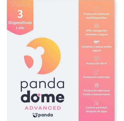 Imagen 1 de 4 de Panda Dome Advanced 3 Dispositivos 1 Año
