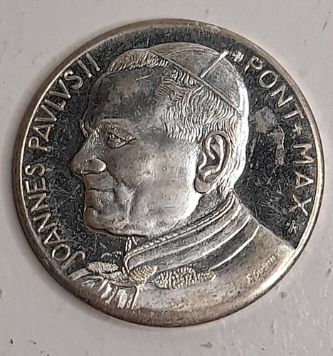 Medalla Papa Juan Pablo Ll Roma Vaticano Piedad ,pieta
