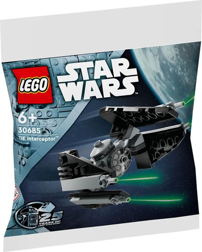 Lego Tie Interceptor - Caza Estelar Star Wars 30685 48 Pie. 48 Tie Interceptor