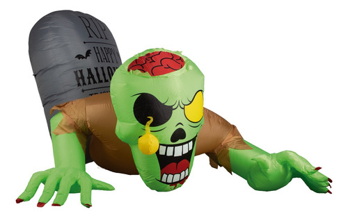 Inflable Tumba Zombie 150 Cm