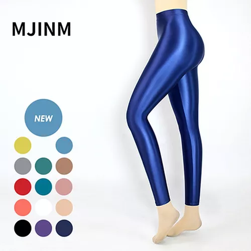 Calça Legging Feminina Sexy Cetim Brilhante