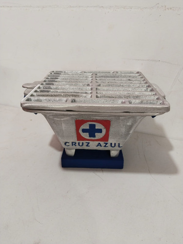 Parrilla Asador Para Carbón De Mesa Brasero Modelo Cruz Azul
