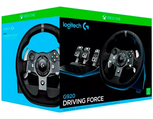  Volante para juegos de carrera Logitech G920 (941–000121),  Negro : Videojuegos