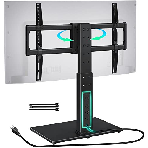 Greenstell Tv Stand With Power Outlet, Universal Tv Mount St