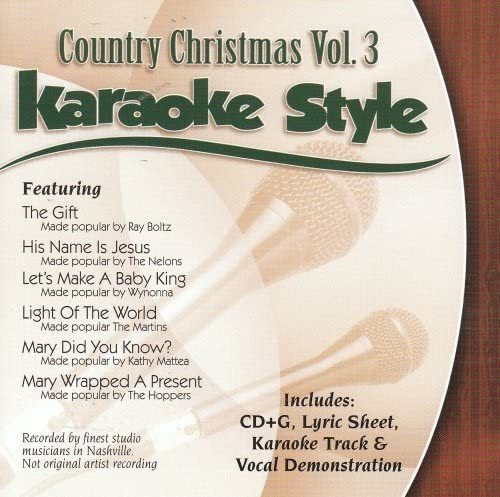 Cd: Daywind Karaoke Estilo: Country Christmas, Vol. 3