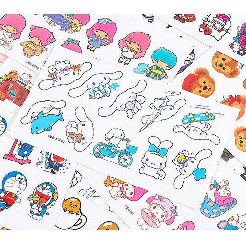 Stickers My Melody Cinnamoroll Kuromi Hello Kitty Importados