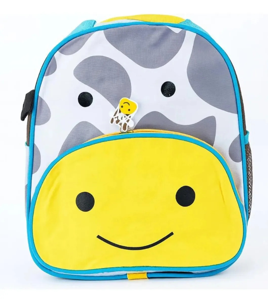 Mochila Infantil, Mochila Criança, Mochila Creche Amarela Vaquinha