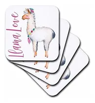 Comprar 3drose Anne Marie Baugh  Citas  Llama Linda Acuarela Con Las