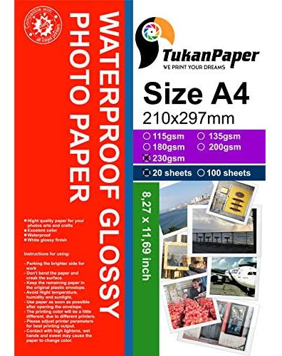 Papel Tukan Brillante (230gsm)