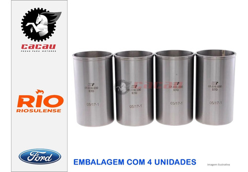 Camisa De Cilindro Ford Rocam 1.6 8v