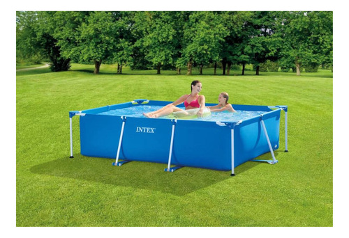 Piscina Rectangular Armable 220x150 Estructural Intex 1662lt