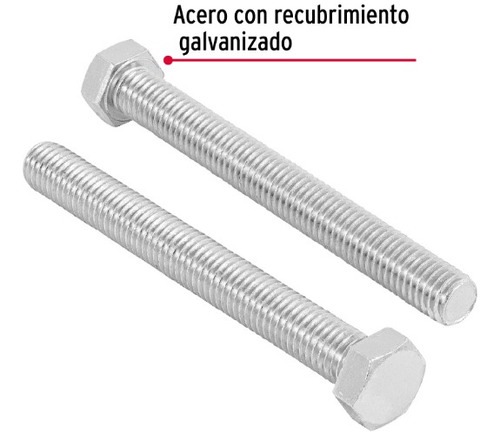 Tornillo Tipo Maquina 1/2 X 4.5´ Hexagonal Metal 10pz 44665