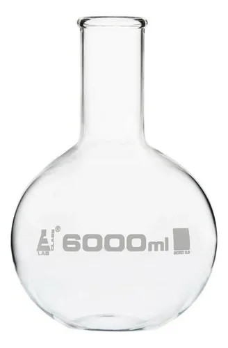 Balon De Ebullición 2000 Ml - Borosilicato Fondo Plano