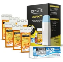 Comprar Kit Depilacion Depimiel Depikit+ 6 Cera Roll On+ 100 Bandas 