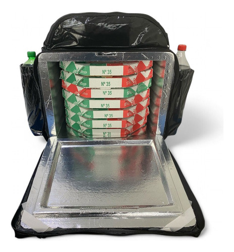 Mochila Bag Para Entrega Motoboy 45l Com Isopor Laminado