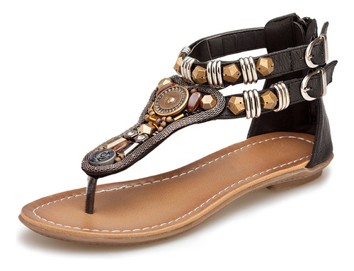 Icker Mujer Del Tobillo Gladiator Sandals  B07c1m1wsp_200324