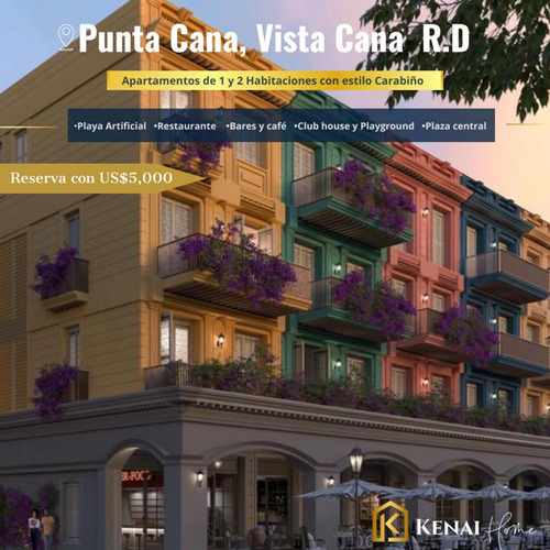 Apartamentos En Construcción De 1 Habitación Punta Cana