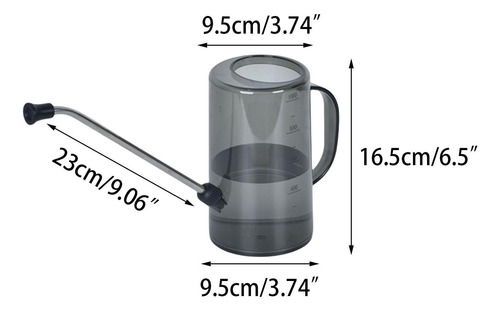 Regadera De Pico Largo De 1000ml Con Cabezal De