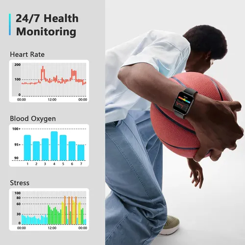 Reloj Inteligente Blackview 2025 Con Monitor De Frecuencia C