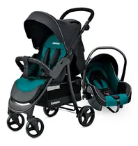 Comprar Cochecito Carestino City Travel + Accesorios Esmeralda Color del chasis Negro