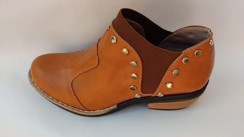 Zapatos Mujer Botitas Texanas Con Elastico Charritos