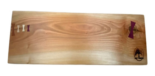 Tabla Madera Hualle Premium!-insertos Purple Heart-mara-haya