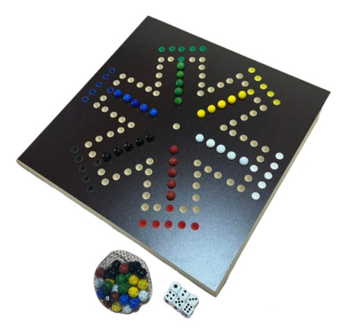 Juego De Mesa No Te Enojes 4 Y 6 Jugadores Dados Y Canicas